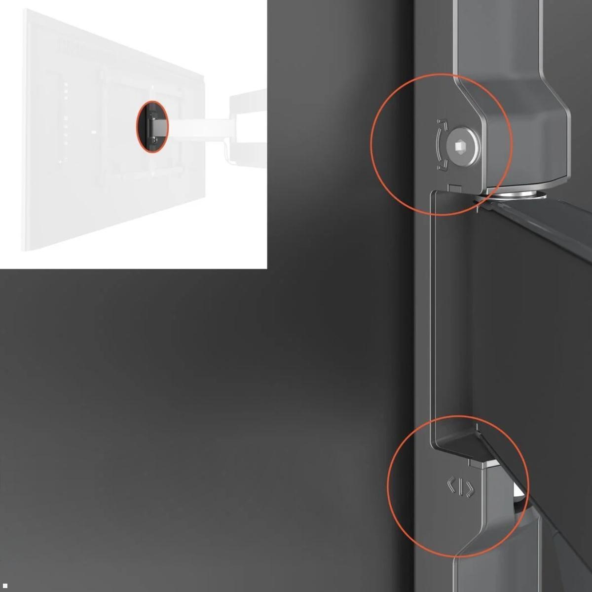 Schwenkbare TV Wandhalterung  55 - 100 Zoll Vogels TVM 5845, Feinjustierung Schwenkbare TV Wandhalterung  55 - 100 Zoll Vogels TVM 5845, Feinjustierung