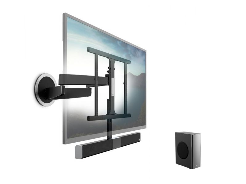 Vogels NEXT 8375 elektrisch schwenkbare TV Wandhalterung mit Soundbar