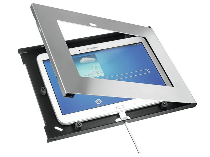 Vogels PTS 1212 TabLock Schutzgehäuse für Samsung Galaxy Tab 3 10.1 (HB verborgen) geöffnet