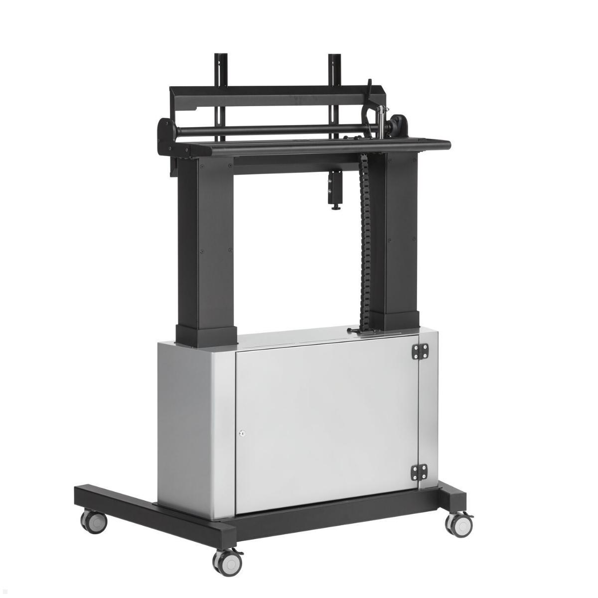 vogels-pfte-7121-elektrischer-touchtisch-auf-rollen-mit-schrank, Rückseite