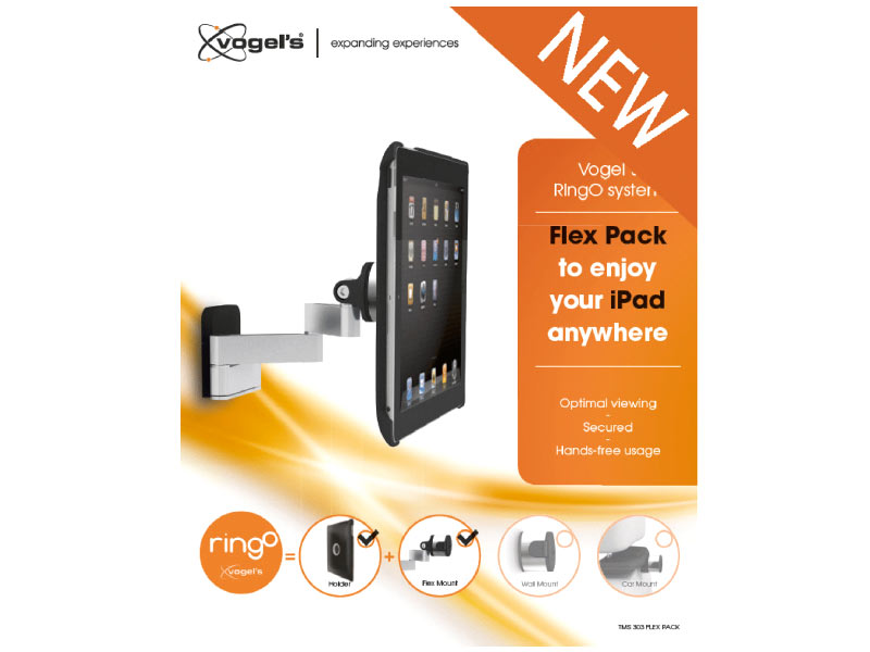 Vogels TMS 303 RingO schwenkbare Wandhalter für Apple iPad 2, iPad 3, iPad 4