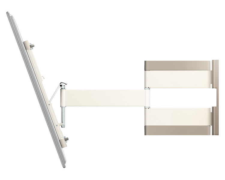 Vogels THIN 345 TV Wandhalterung weiß seitlich