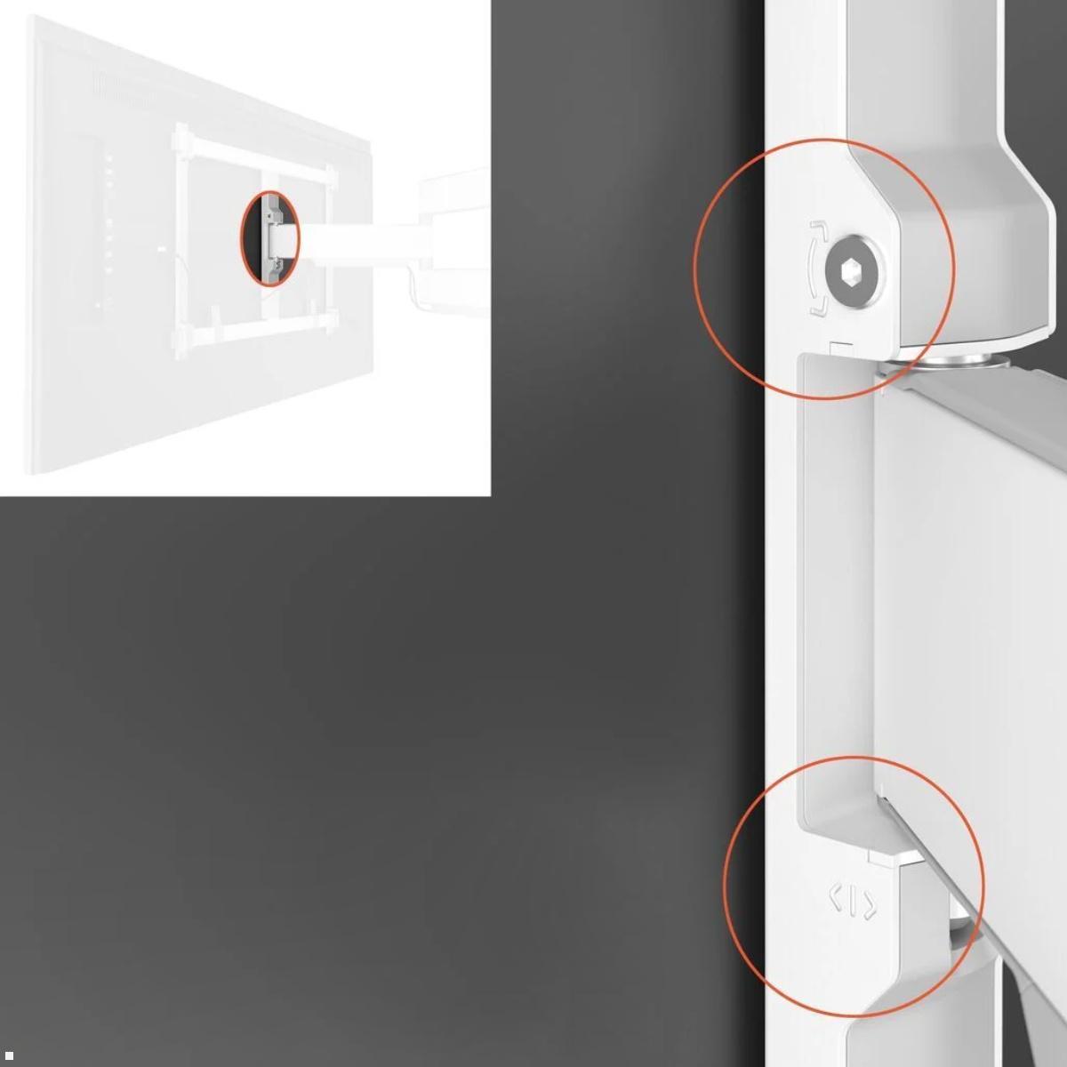 Schwenkbare TV Wandhalterung  40 - 77 Zoll Vogels TVM 5645W, Feinjustierung Schwenkbare TV Wandhalterung  40 - 77 Zoll Vogels TVM 5645W, Feinjustierung
