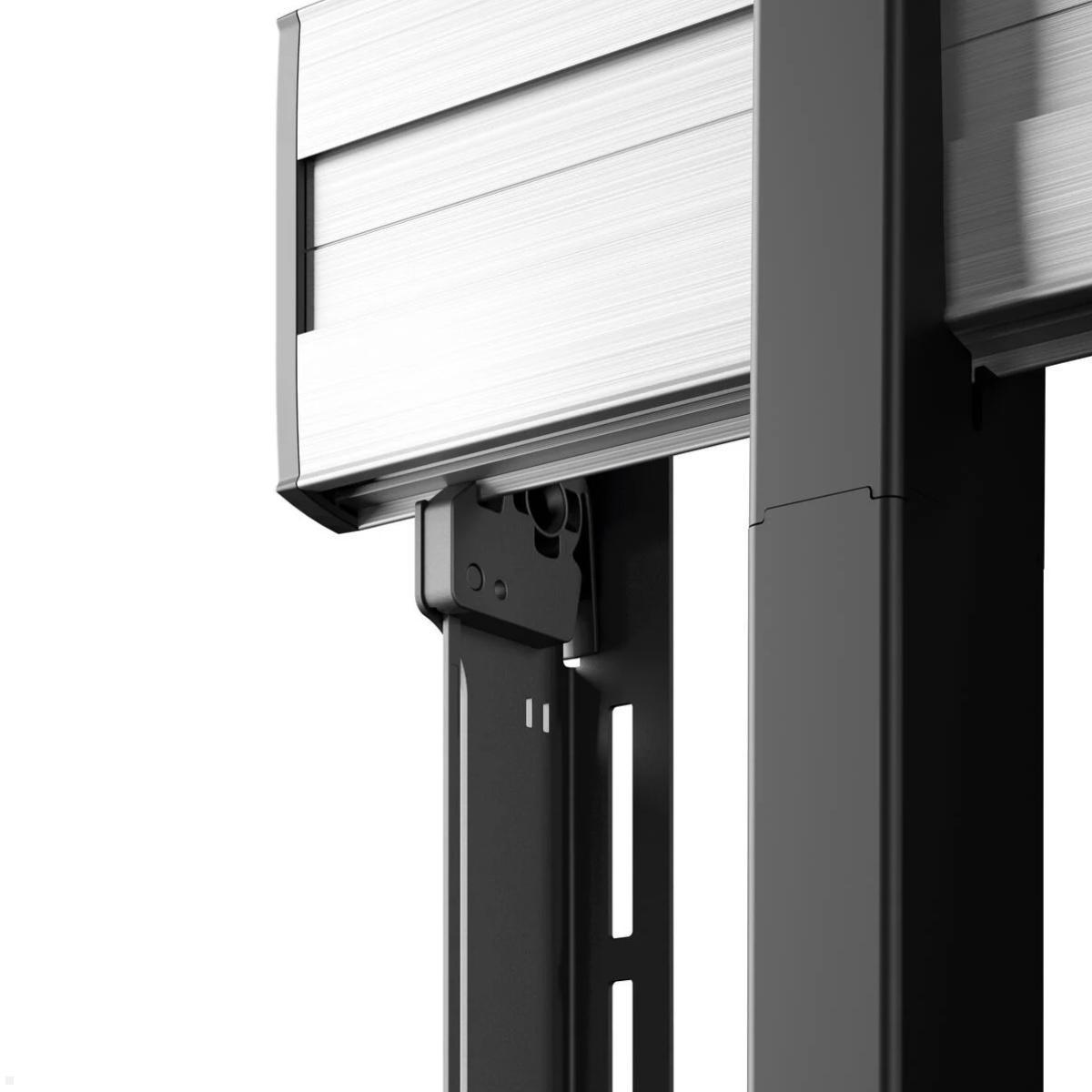 Vogels RISE 5305 mobiler elektrischer TV Ständer, 50 mm/s, Doppelrollen, Detail Säule Vogels RISE 5305 mobiler elektrischer TV Ständer, 50 mm/s, Doppelrollen, Detail Säule