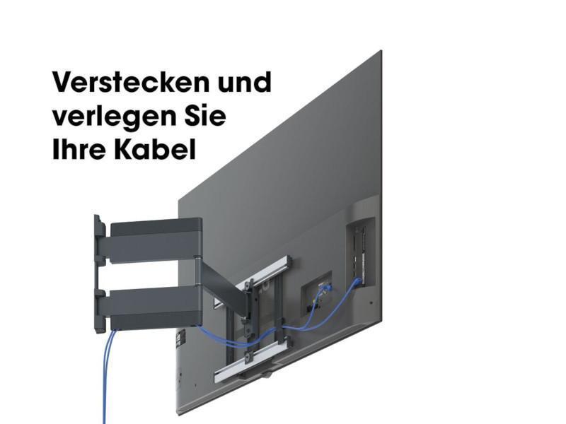 Vogels THIN 546 flache schwenkbare TV Wandhalterung für OLED inkl. Kabelorganisation