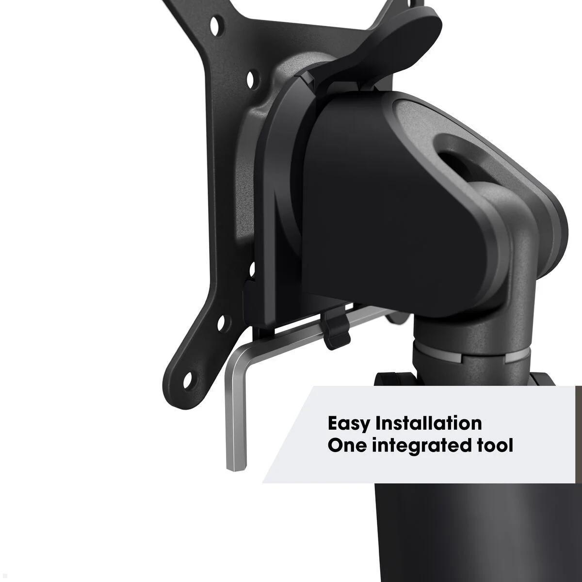 Vogels Motion Plus MOMO 4127B Monitor Tischhalterung neigbar, schwarz, OneFinger Movement Federarm