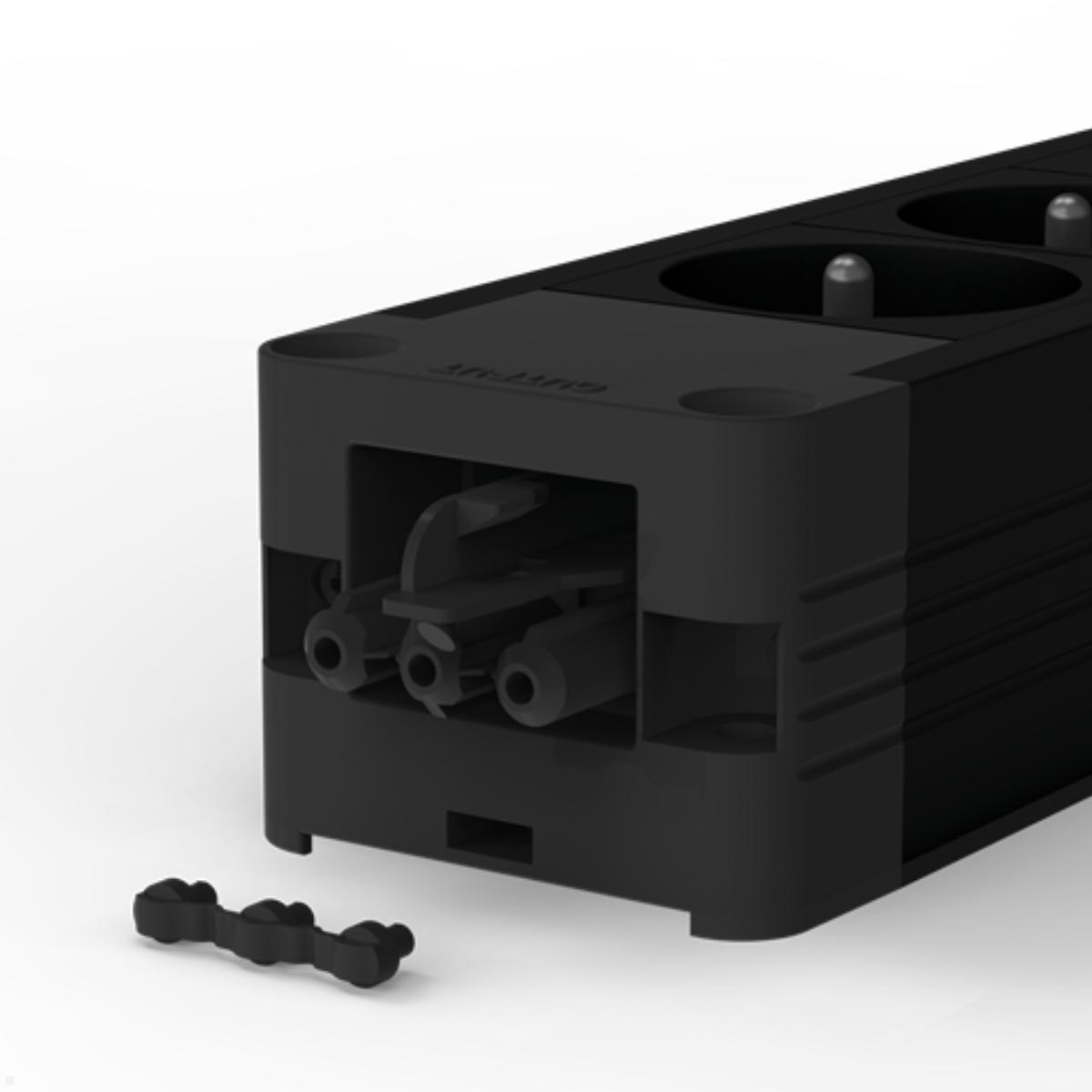 Fellowes Power Block 2.0 Steckdosenleiste mit GST18, Mehrfachsteckdose