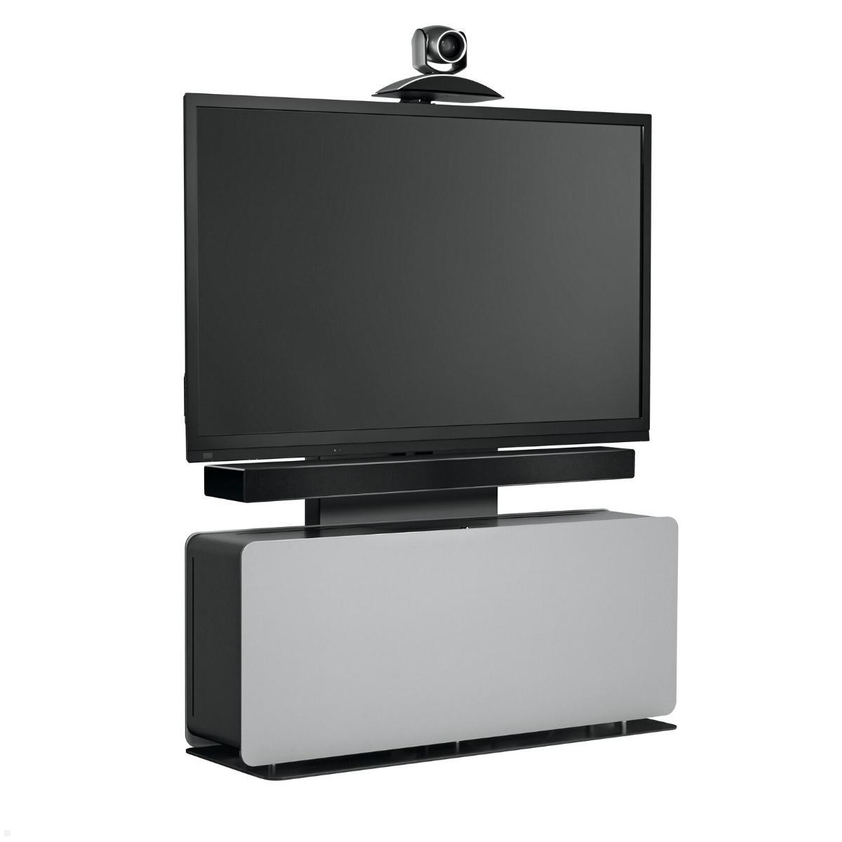 Vogels PVF 4112S Videokonferenz Möbel für 1 oder 2 Displays, silber, mit einem Display (nicht enthalten) Vogels PVF 4112S Videokonferenz Möbel für 1 oder 2 Displays, silber, mit einem Display (nicht enthalten)