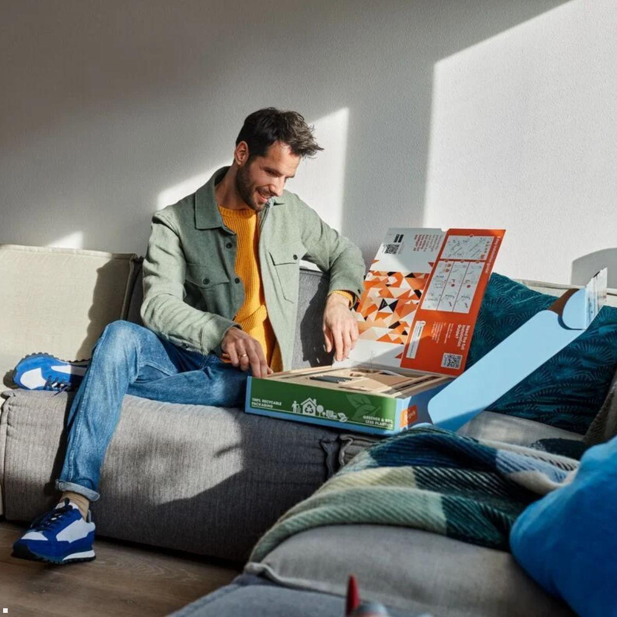 Vogels COMFORT TVM 3425 schwenkbare TV Wandhalterung 32-65 Zoll, schwarz, Verpackungsinhalt Vogels COMFORT TVM 3425 schwenkbare TV Wandhalterung 32-65 Zoll, schwarz, Verpackungsinhalt