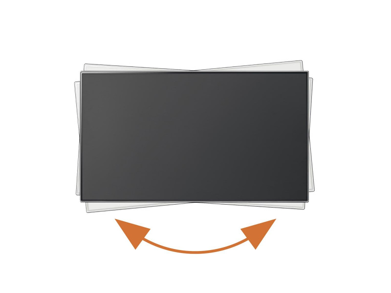 Vogel's WALL 3325 schwenkbare TV Wandhalterung 40"-65", schwarz drehbar