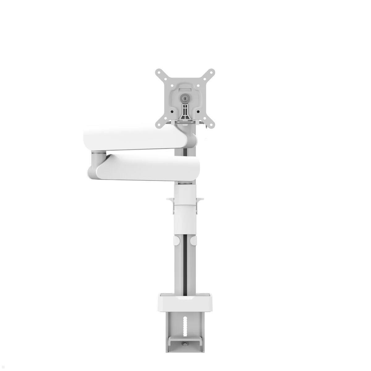 Vogels Motion MOMO 2137W Monitor Tischhalterung schwenkbar, weiss, schwenkbarer Monitorarm weiss Schreibtisch