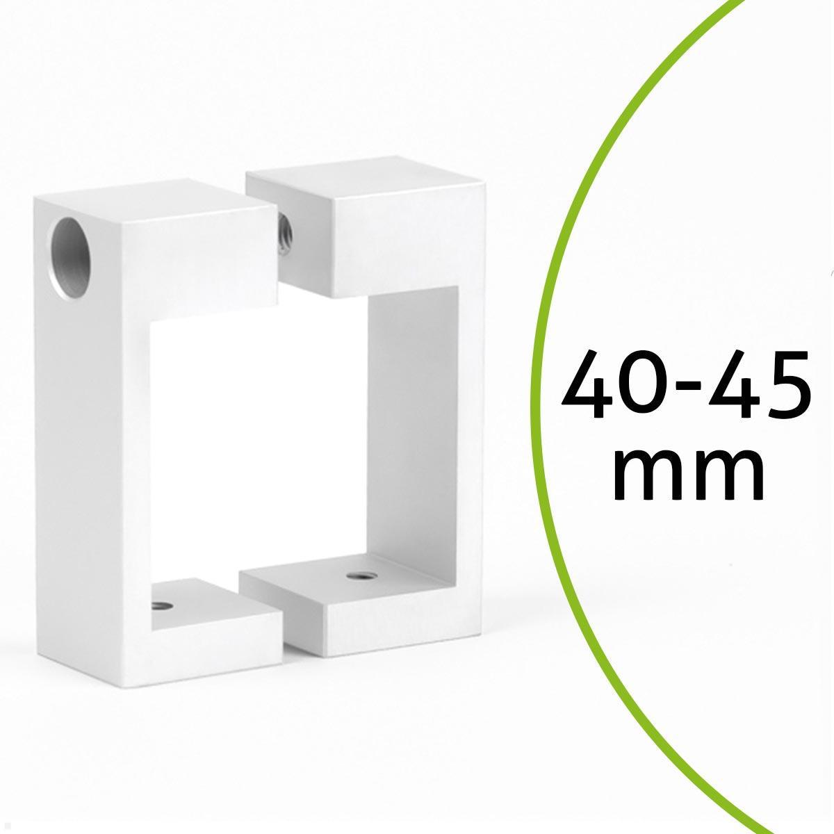 MonLines MBRE45W Befestigungsrechteck für Rohre 40-45mm weiß MonLines MBRE45W Befestigungsrechteck für Rohre 40-45mm weiß