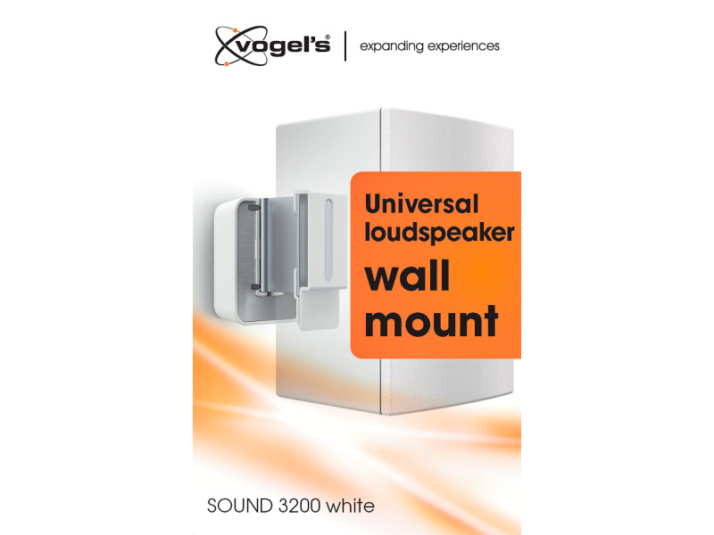 Vogels SOUND 3200 white Universal Lautsprecher Wandhalter Verpackung Vogels SOUND 3200 white Universal Lautsprecher Wandhalter Verpackung
