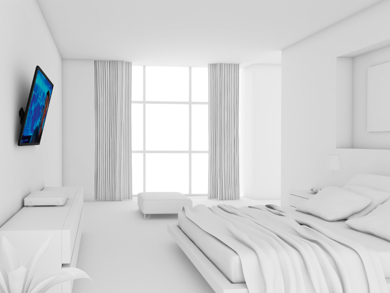 Vogel's WALL 3315 neigbare TV Wandhalterung 40"-65", schwarz Anwendungsbeispiel Vogel's WALL 3315 neigbare TV Wandhalterung 40"-65", schwarz Anwendungsbeispiel