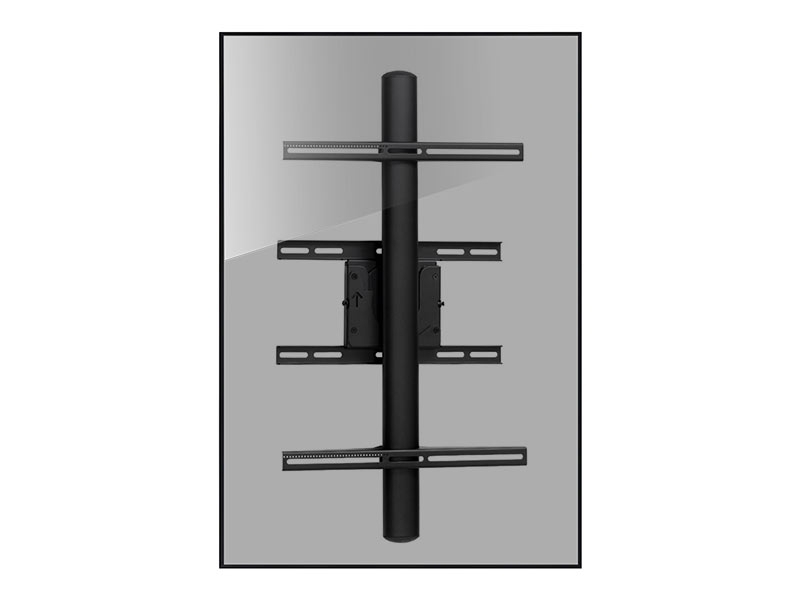 Vogels PFW 6854 Display Wandhalterung rotierbar bis 65Zoll Beispiel mit Display Hoch