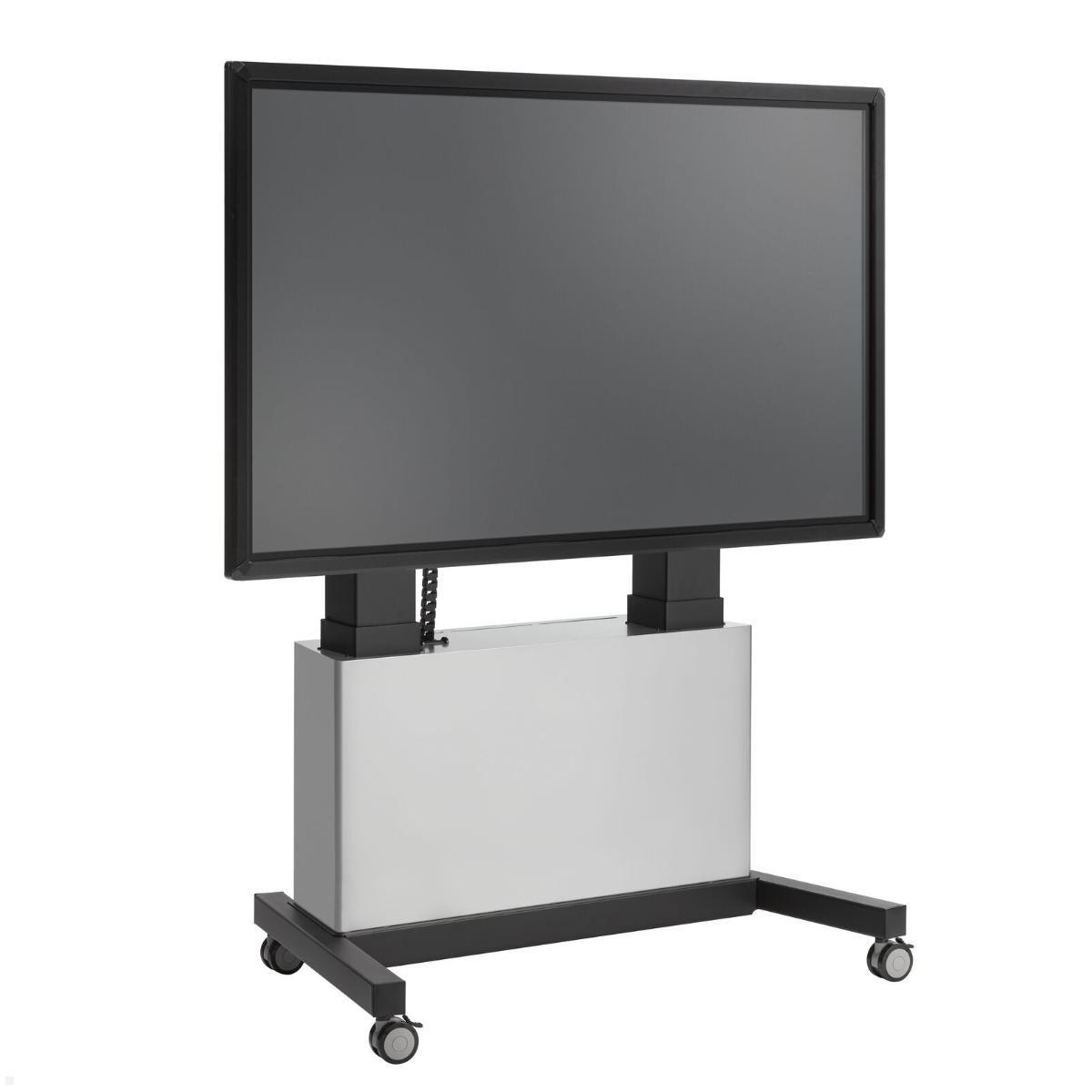 vogels-pfte-7121-elektrischer-touchtisch-auf-rollen-mit-schrank, ohne Neigung (Monitor nicht enthalten)