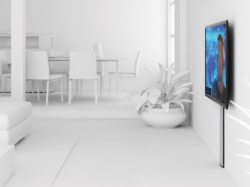 Vogels CABLE 10 L Kabelkanal, 94 cm Beispiel