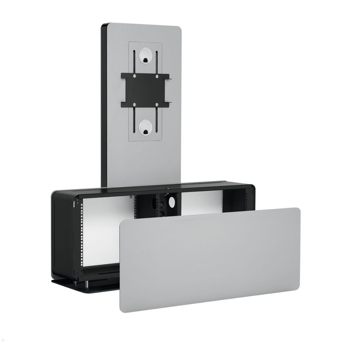 Vogels PVF 4112S Videokonferenz Möbel für 1 oder 2 Displays, silber, großer Stauraum Vogels PVF 4112S Videokonferenz Möbel für 1 oder 2 Displays, silber, großer Stauraum