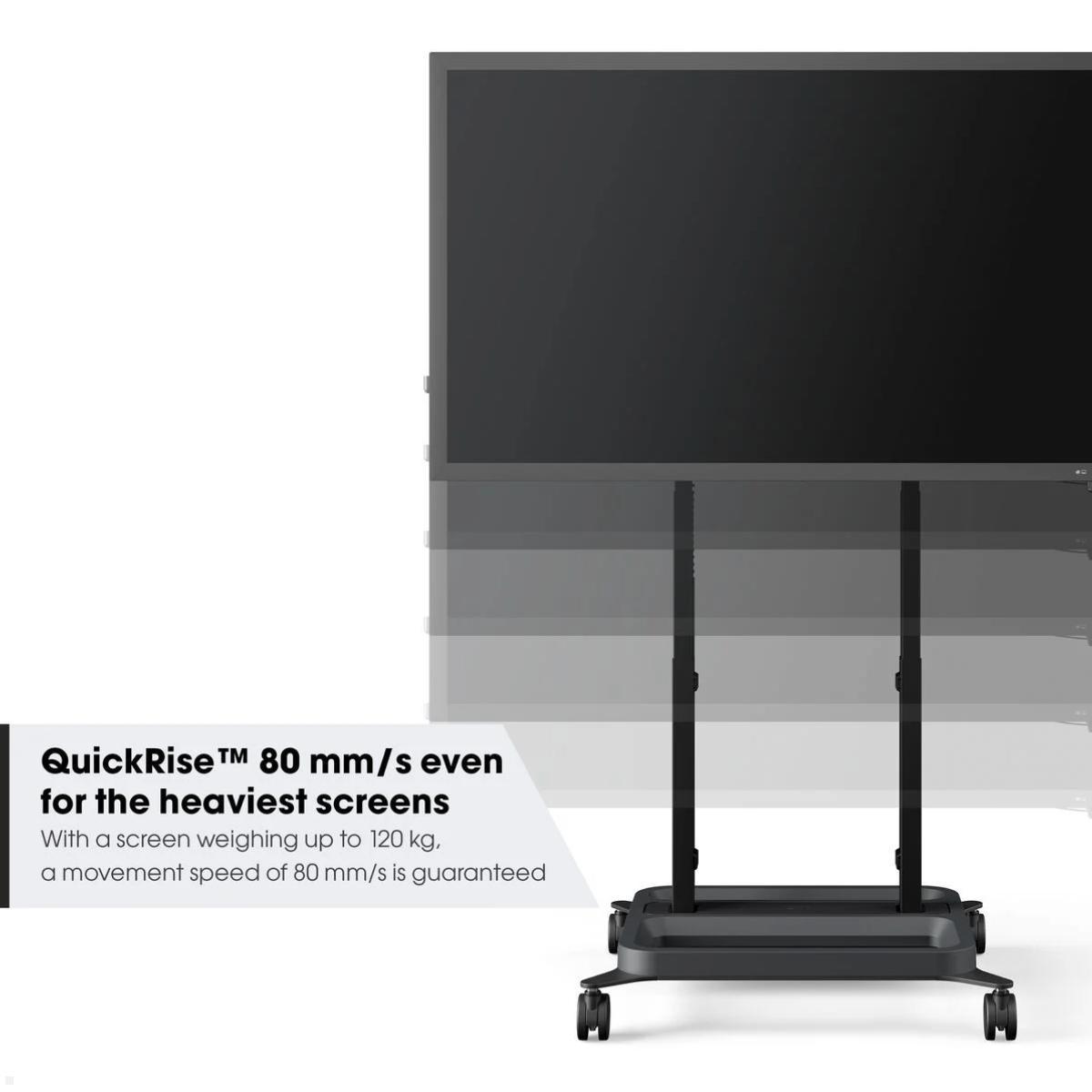 Vogels RISE 5208 mobiler elektrischer TV Ständer, 80 mm/s, Einzelrollen, Geschwindigkeit Vogels RISE 5208 mobiler elektrischer TV Ständer, 80 mm/s, Einzelrollen, Geschwindigkeit