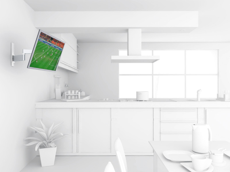 Vogel's WALL 3245 TV Wandhalterung schwenkbar 32"-55", weiß Anwendung Neigung