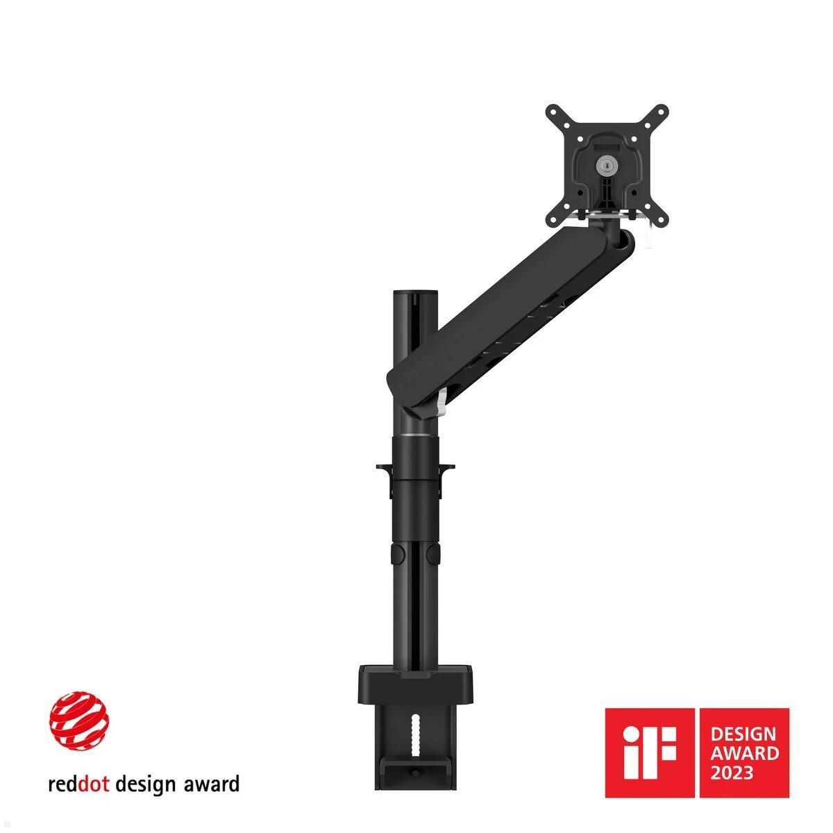 Vogels Motion Plus MOMO 4127B Monitor Tischhalterung neigbar, schwarz, höhenverstellbare Bildschirmhalterung