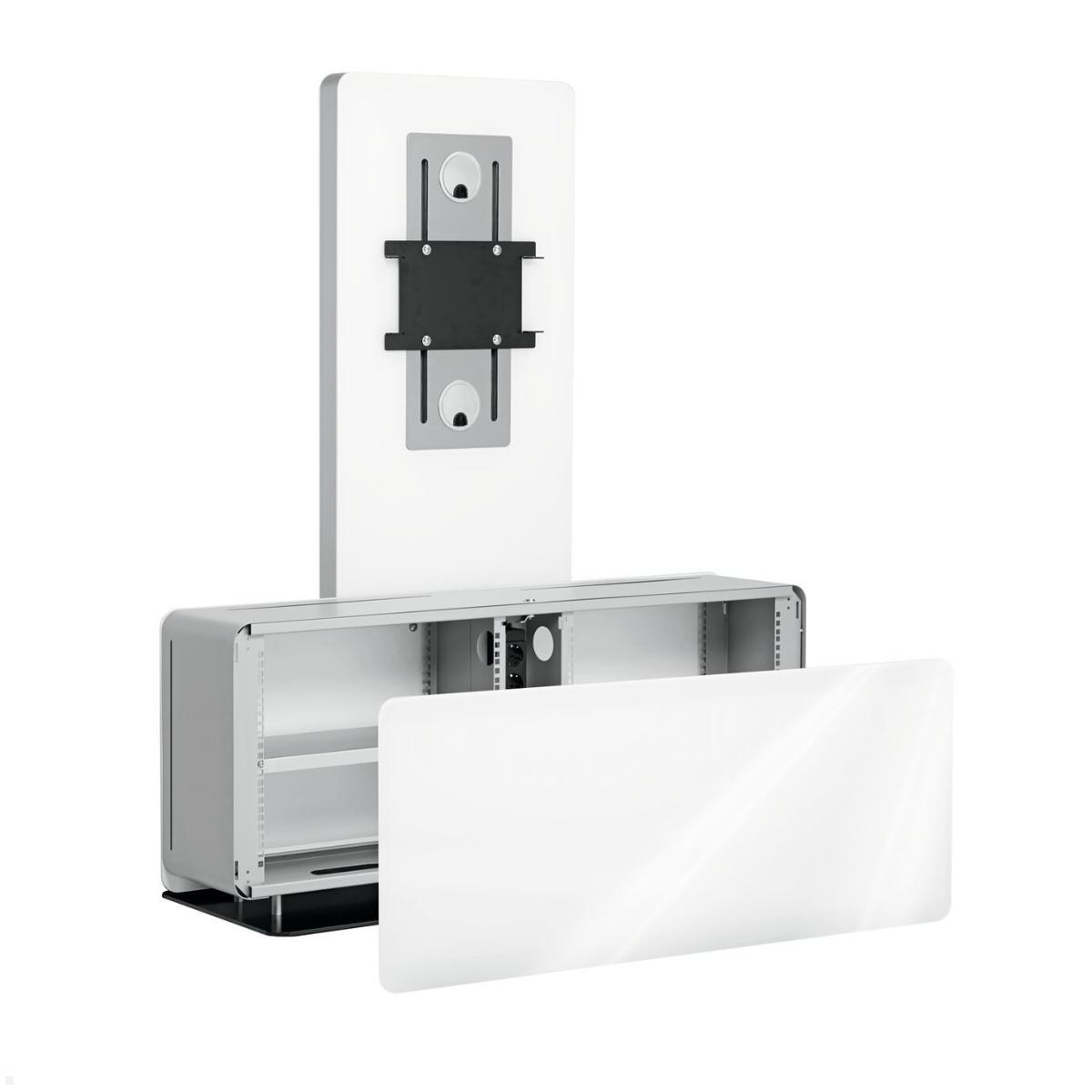 Vogels PVF 4112 Videokonferenz Möbel für 1 oder 2 Displays, weiß, großer Stauraum Vogels PVF 4112 Videokonferenz Möbel für 1 oder 2 Displays, weiß, großer Stauraum