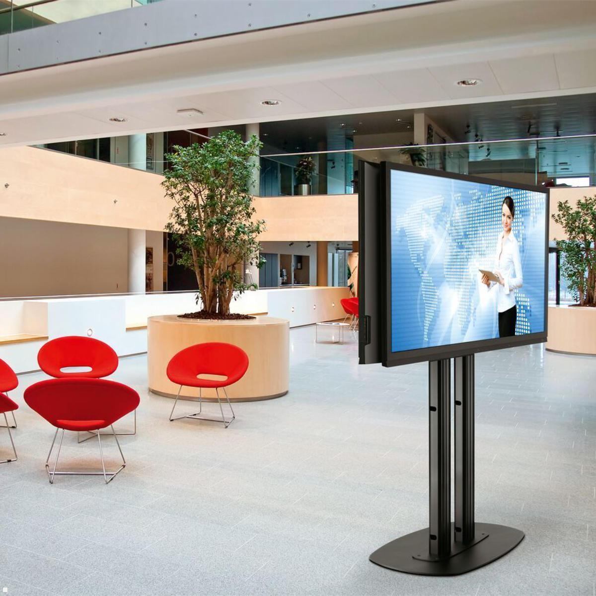 Vogels Connect-it PUC 2720 - 200 cm Säule für Bodenhalterung, schwarz, Anwendung Vogels Connect-it PUC 2720 - 200 cm Säule für Bodenhalterung, schwarz, Anwendung