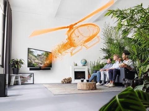 EOL - Vogels NEXT 8365 schwenkbare TV Wandhalterung mit Soundbar/Subwoofer