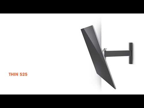 EOL - Vogels THIN 525 flache schwenkbare TV Wandhalterung 40-65 Zoll bis 25kg