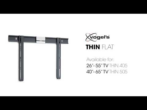 EOL - Vogels THIN 405 flache starre TV Wandhalterung 26 - 55 Zoll bis 25kg