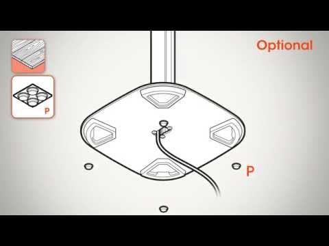 EOL - Vogels SOUND 5313B Lautsprecher Standfuß Denon HEOS:1, HEOS:3